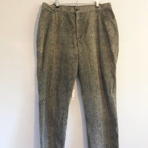 🌿 Vintage | Snake Speckled Pant